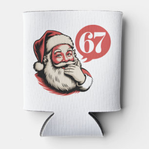 Porta-lata 6 7 Natal Seis Sete Brainrot Papai Noel