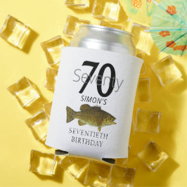 Porta-lata 70 Birthday Smallmouth Bass Pesca Setenta Peixes