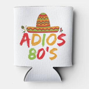 Porta-lata 80 Birthday Partido Mexicano Cinco de Mayo Fiesta