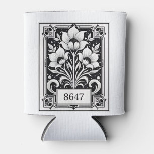 Porta-lata 8647 Sutil Anti Trump Anti MAGA 86 47 Floral Boho
