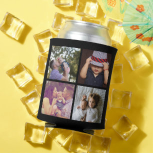 Porta-lata 8 Colagem de fotos DIY Divertido Personalizado