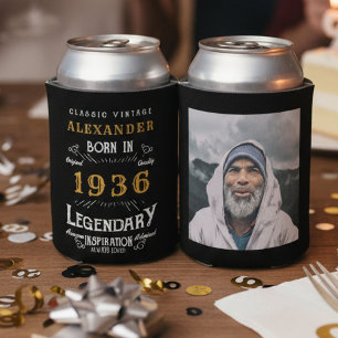 Porta-lata 90 Personalizado Apelido de Aniversário de Apelido