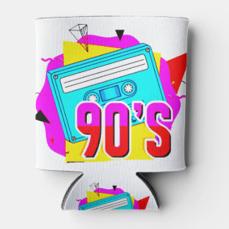Porta-lata 90er Jahre Old School Vibes Shirt Designs Geschenk