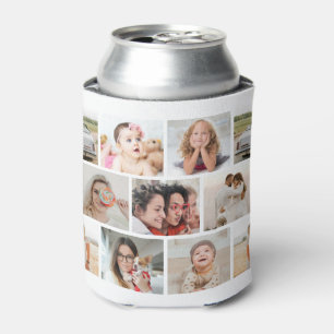 Porta-lata 9 Colagem de Fotos Crie Seu Próprio Lembrança Bebi