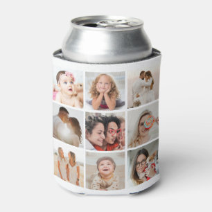 Porta-lata 9 Colagem de Fotos Crie Seu Próprio Lembrança Bebi