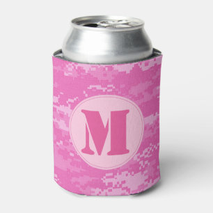 Porta-lata A ACU cor-de-rosa Camo Koozie do EXÉRCITO pode