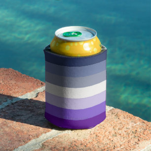 Porta-lata A bandeira do orgulho lésbica butch SlipperyJoe re