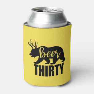 Porta-lata A cerveja trinta pode refrigerador/Cursive de