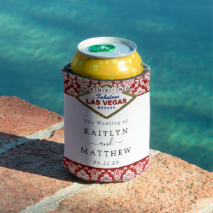 Porta-lata A Coleção de Casamentos de Las Vegas do Damask Gli