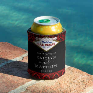 Porta-lata A Coleção de Casamentos de Las Vegas do Damask Gli
