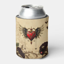 A elegância e misticismo do coração gótico.