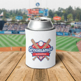 Porta-lata A espuma de baseball padrinho de casamento pode ar
