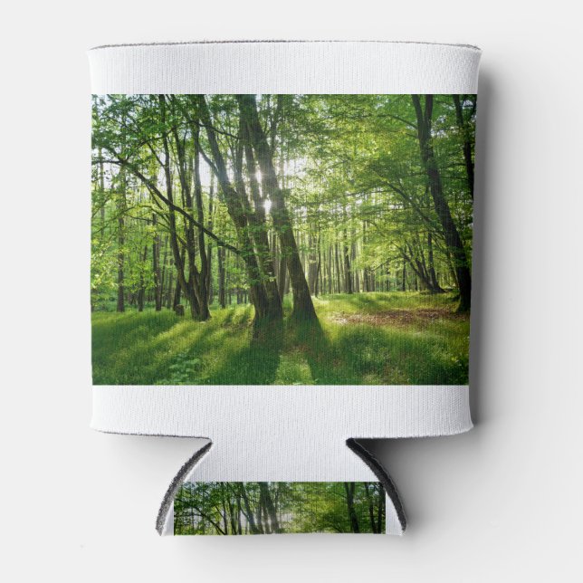 Porta-lata A floresta na primavera (Frente)