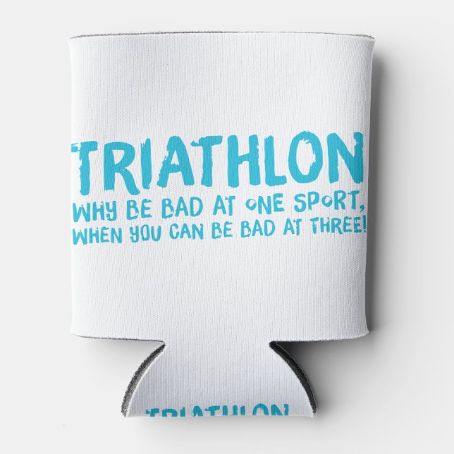 Porta-lata A great Triathlon gift for your friend or family (Frente)