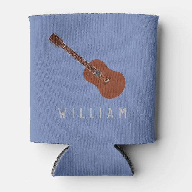 Porta-lata A Guitarra Personalizada De 12 Cordas É Mais Fria (Frente)