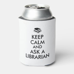 Porta-lata A ideia engraçada do presente do bibliotecário