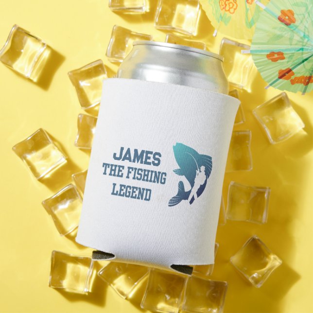 Porta-lata A Legenda De Pesca Personalizada (Verão in situ)