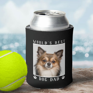 Porta-lata A melhor pata de Pai de cachorro do mundo imprime 