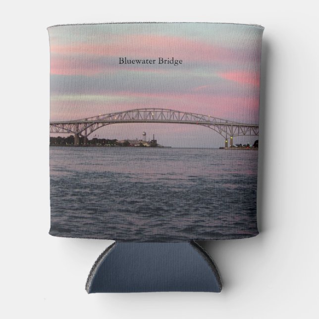 Porta-lata A ponte de água azul pode resfriar (Frente)