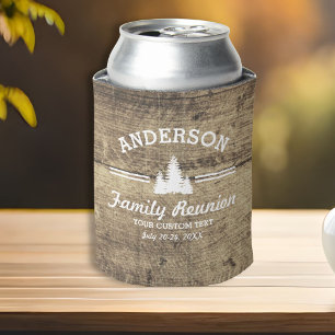 Porta-lata A reunião de família do vintage ou tropeça árv