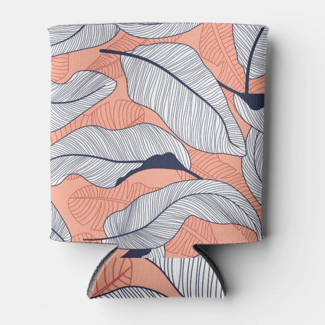 Porta-lata A Selva Deixa Um Padrão Tropical Inabalável (Frente)