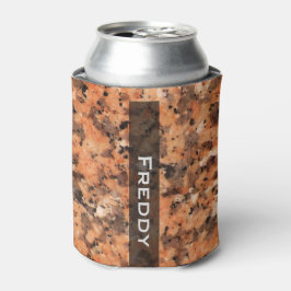 Porta-lata A Textura Geológica de Rock Detectado com Nome pod