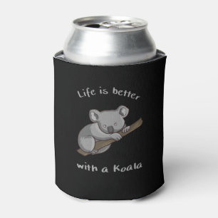 Porta-lata A Vida É Melhor Com Koala