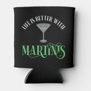 Porta-lata A Vida é Melhor Com Martinis