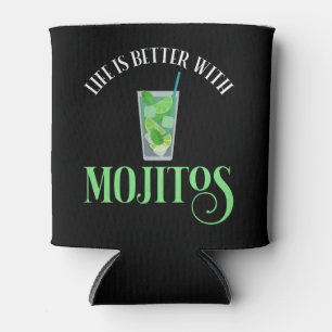 Porta-lata A Vida É Melhor Com Mojitos