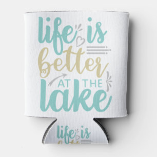 Porta-lata a vida é melhor no lago