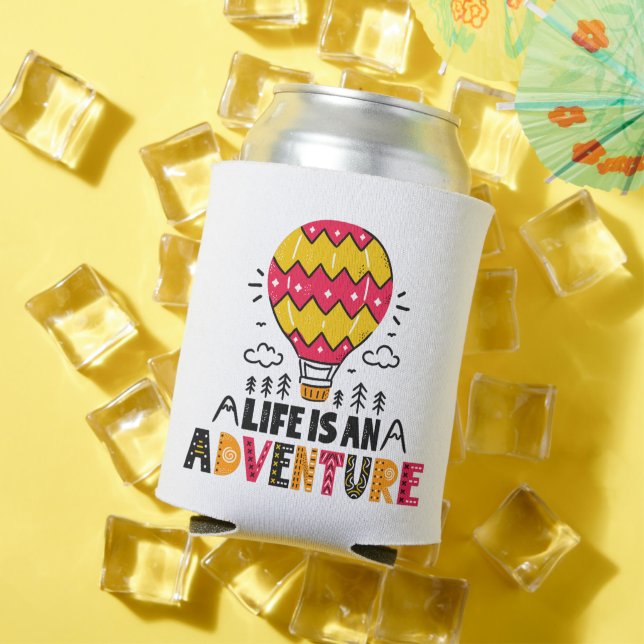 Porta-lata A vida é um Adventure Cooler (Verão in situ)