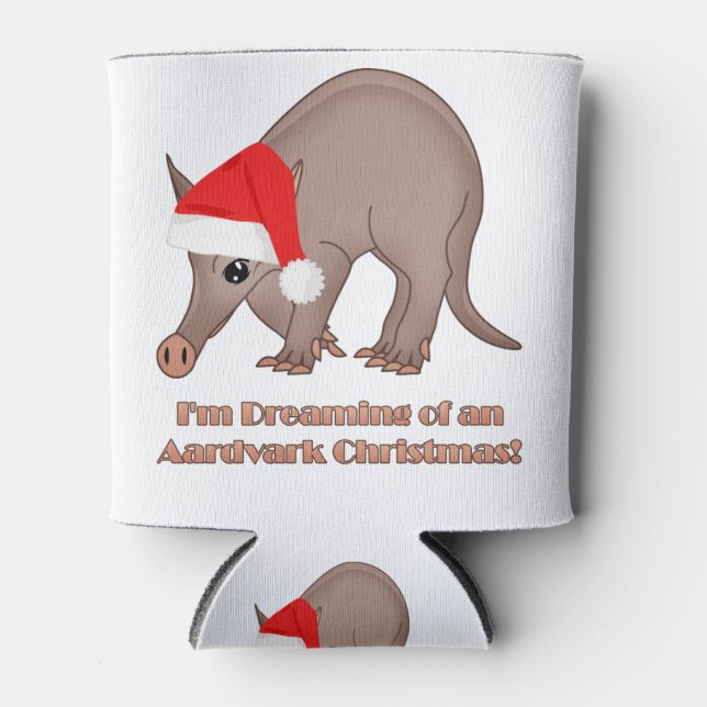 Porta-lata Aardvark Christmas (Frente)
