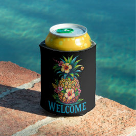 Porta-lata Abacaxi Aloha Consegue Refrigerir Presente do Part