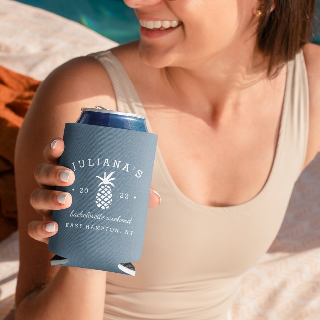 Porta-lata Abacaxi festa de solteira | Personalizado (Criador carregado)