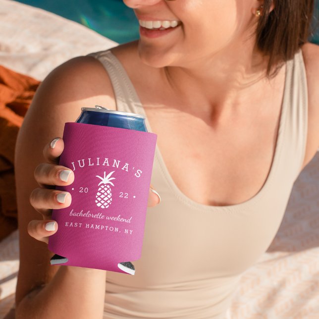 Porta-lata Abacaxi festa de solteira | Personalizado (Criador carregado)