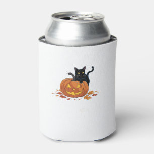Porta-lata Abóbora De Gato No Halloween Para Homens