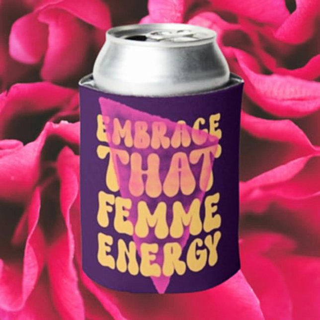 Porta-lata Abrace Essa Bebida Energética Femme Cooler (Criador carregado)
