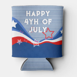 Porta-lata Abstrato americano bandeira design patriota design