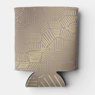 Porta-lata abstrato de ouro, fundo vintage elegante.