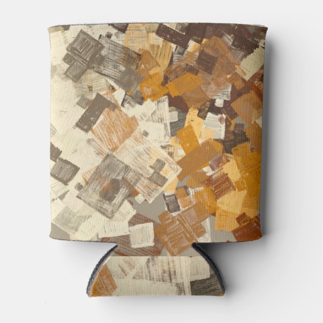 Porta-lata Abstrato geométrico, esboço artístico, decoração m (Frente)