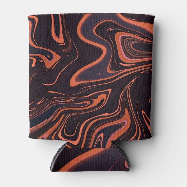 Porta-lata Abstrato Marble: Fundo da Textura Artística (Frente)