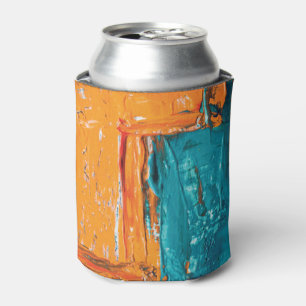 Porta-lata Abstrato Oil Paint design artístico