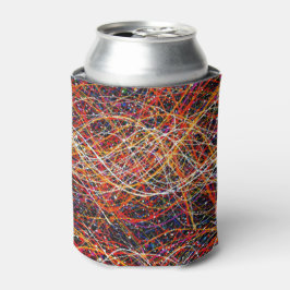 Porta-lata Abstrato Paint Splatter Can Cooler