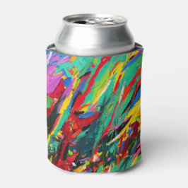 Porta-lata Abstrato Paint Splatter Can Cooler