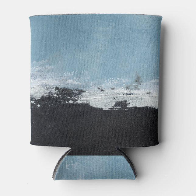 Porta-lata Abstrato, Paisagem Pintada Pela Mão. (Frente)