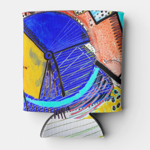 Porta-lata Abstrato Roda pode resfriar