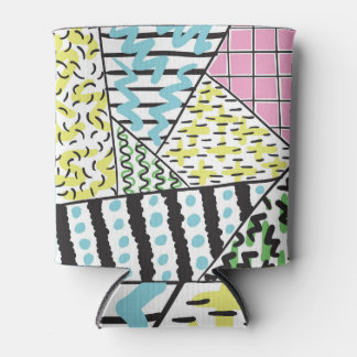 Porta-lata Abstrato três: Arte de fundo desenhada à mão.