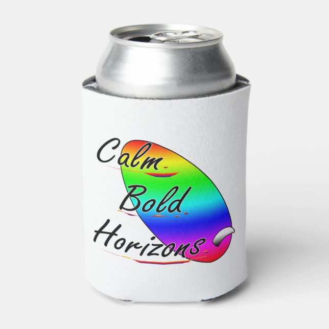 Porta-lata Acalme horizontes ousados surfando (Can Front)