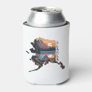 Porta-lata Acampamento Contorno do Alasca