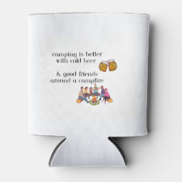 Porta-lata Acampamento é melhor com cerveja fria em uma